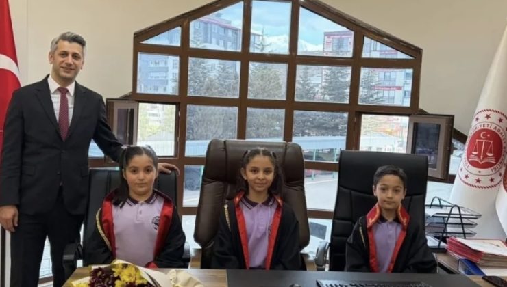 Afşin’de, Adalet Makamı Çocuklara Emanet Edildi