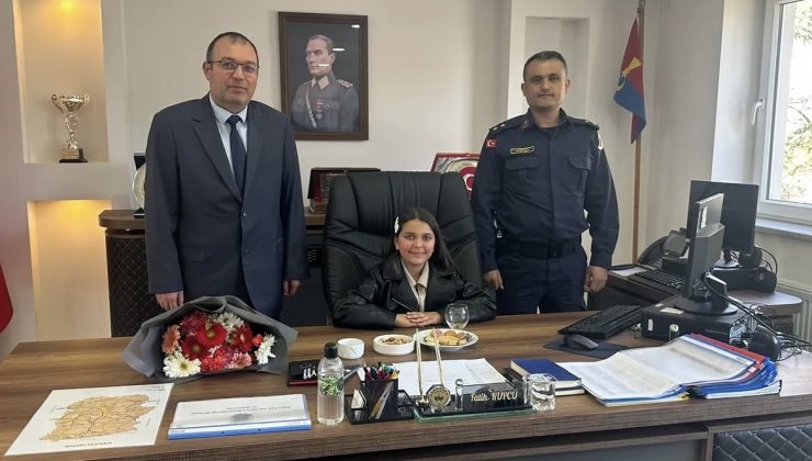 Afşin’de Küçük Komutan Makam Koltuğunda