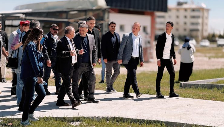 Afşin’de Devam Eden Yatırımlar Yerinde İncelendi