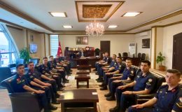 Kaymakam Sarıdoğan Genç Astsubay Adaylarını Ağırladı