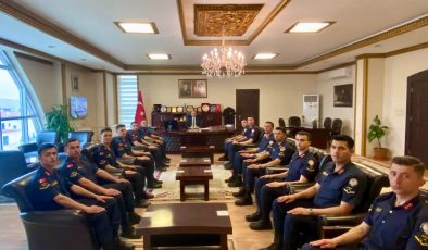 Kaymakam Sarıdoğan Genç Astsubay Adaylarını Ağırladı