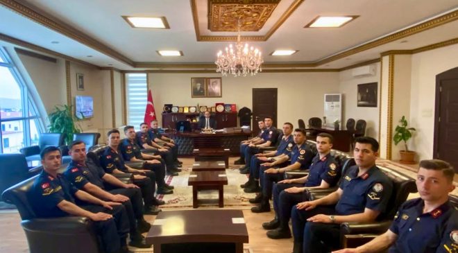 Kaymakam Sarıdoğan Genç Astsubay Adaylarını Ağırladı