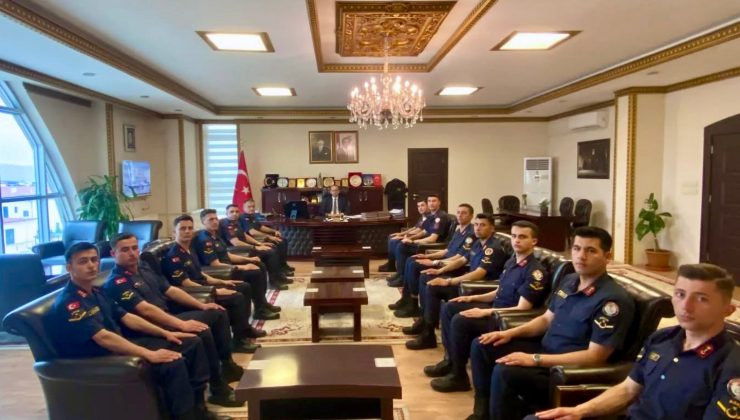 Kaymakam Sarıdoğan Genç Astsubay Adaylarını Ağırladı