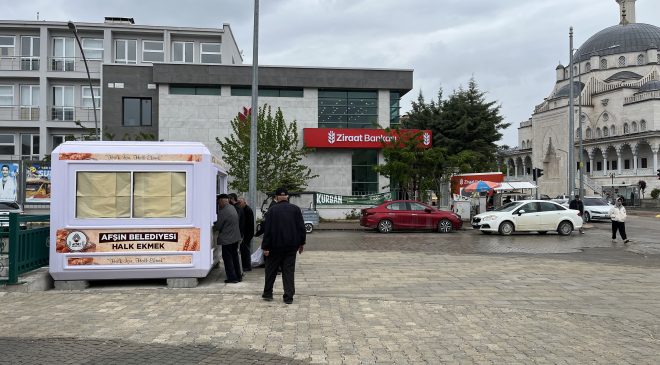 Afşin’de Halk Ekmek Uygulaması Vatandaşlardan İlgi Görüyor