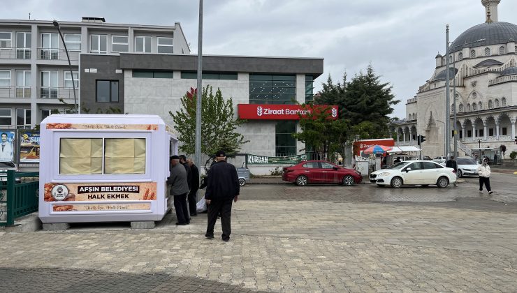 Afşin’de Halk Ekmek Uygulaması Vatandaşlardan İlgi Görüyor