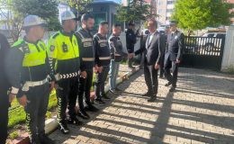 Kaymakam Sarıdoğan’dan Bayram Mesaisindeki Polis ve Jandarmaya Ziyaret