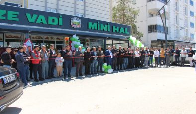 Afşin’de Taze Vadi Mini Hal Hizmete Açıldı