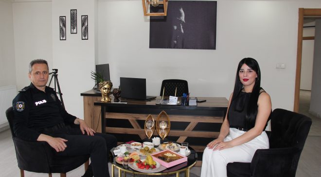 Emniyet Müdürü Bahadır Taphasan’dan Afşin Gündem Haber’e Ziyaret