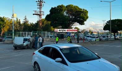 Afşin’de İki Araç Çarpıştı, 1 Kişi Yaralandı