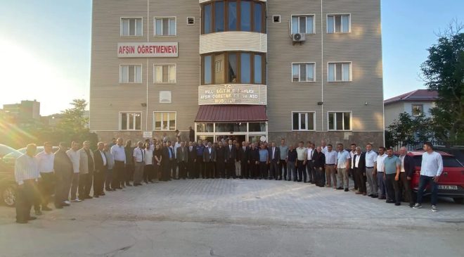 Afşin Kaymakamı Muammer Sarıdoğan İçin Veda Programı Düzenlendi