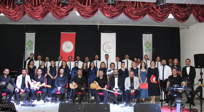 Afşin’de Türk Müziği Şöleni, Sanatseverler Unutulmaz Bir Gece Yaşadı