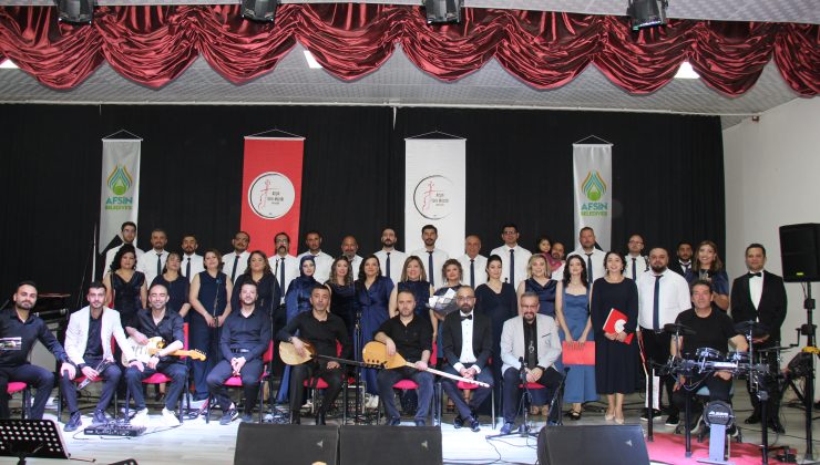Afşin’de Türk Müziği Şöleni, Sanatseverler Unutulmaz Bir Gece Yaşadı