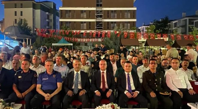 Afşin’de 15 Temmuz Demokrasi ve Millî Birlik Günü Programı Düzenlendi