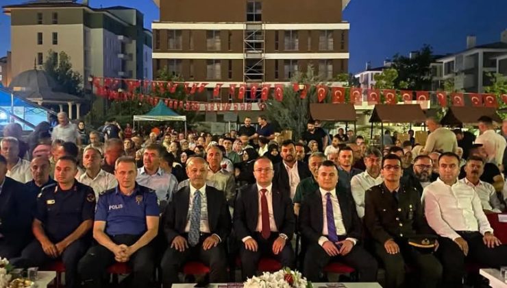 Afşin’de 15 Temmuz Demokrasi ve Millî Birlik Günü Programı Düzenlendi