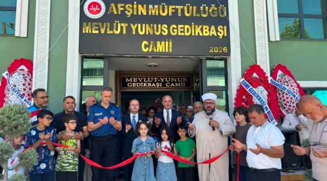 Yeşilyurt Mahallesi’nde Mevlüt Yunus Gedikbaşı Camii İbadete Açıldı