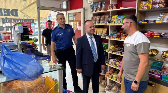 Kaymakam Abdullah Arslantürk’ten Afşin Esnafına Ziyaret