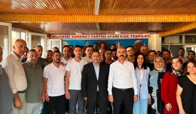 AK Parti ve MHP Afşin Teşkilatlarından Cumhur İttifakı Vurgusu