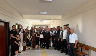 MHP Afşin İlçe Başkanı Kenan Karağaç Mazbatasını Aldı