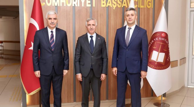 Vali Ünlüer’den Afşin Cumhuriyet Başsavcılığı’na Ziyaret