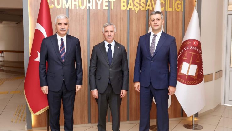 Vali Ünlüer’den Afşin Cumhuriyet Başsavcılığı’na Ziyaret