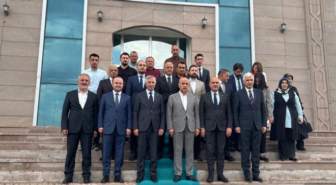 Vali Ünlüer ve Milletvekili Kirişçi’den Afşin Kaymakamlığı’na Ziyaret