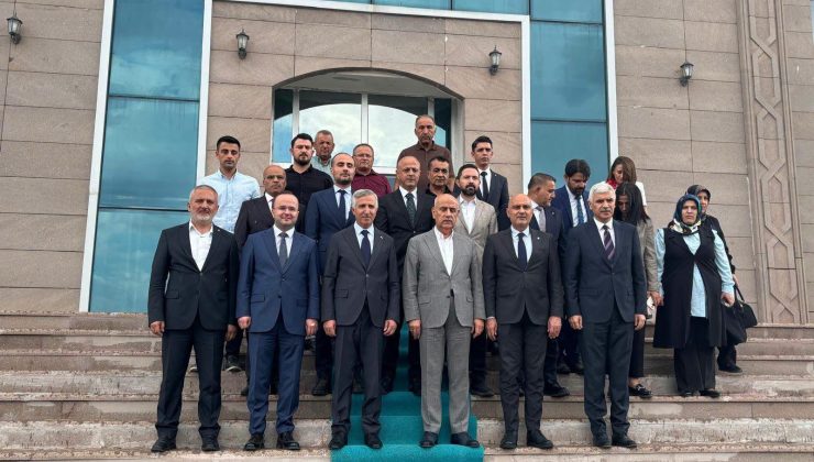 Vali Ünlüer ve Milletvekili Kirişçi’den Afşin Kaymakamlığı’na Ziyaret