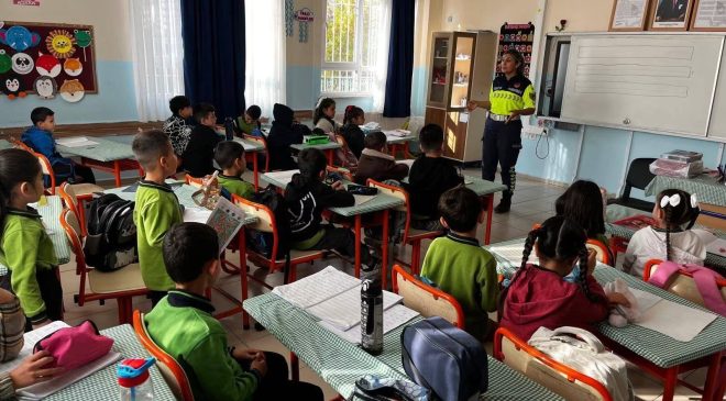 Afşin’de Öğrencilere Trafik Güvenliği Eğitimi Verildi